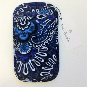Vera Bradley Double Eyeglass Case Blue Tapestry